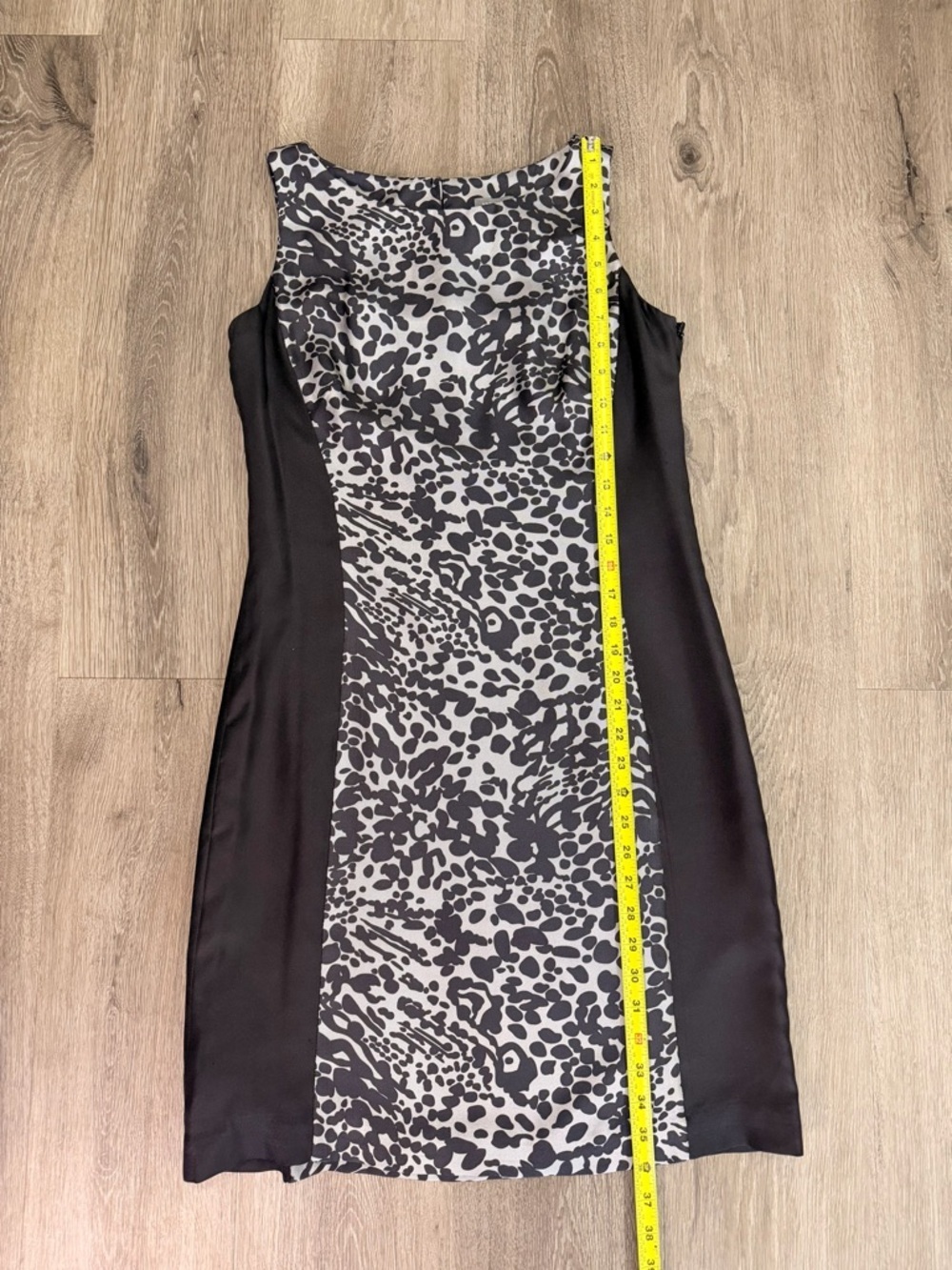Ann Taylor Black and White Animal Print Sheath Dress - Picture 2 of 9